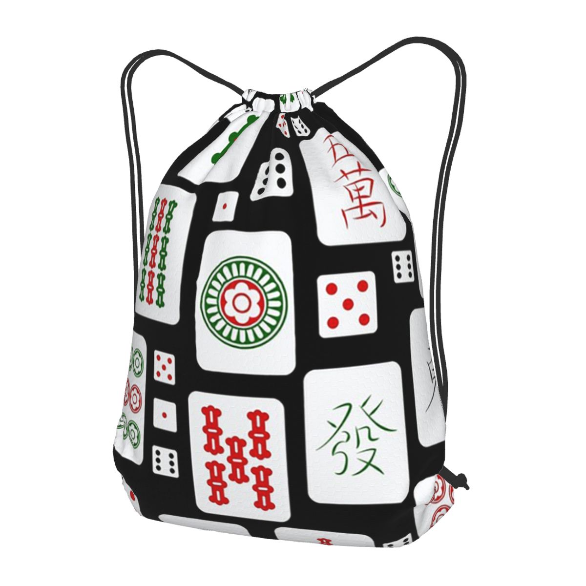 Tile Bag Drawstring - Рюкзаки-мешки на шнурке с принтом плиток
