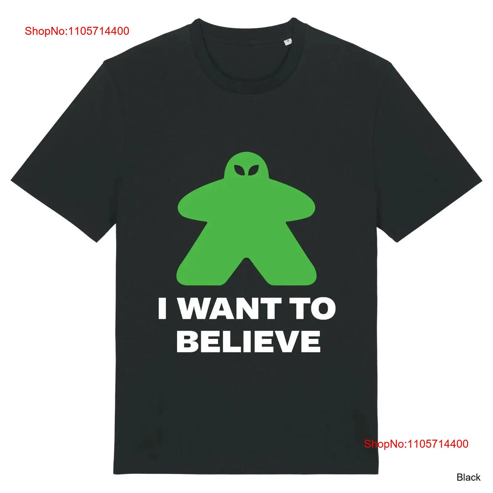 Board Game Geek - Футболка Xfiles Alien Meeple с изображением