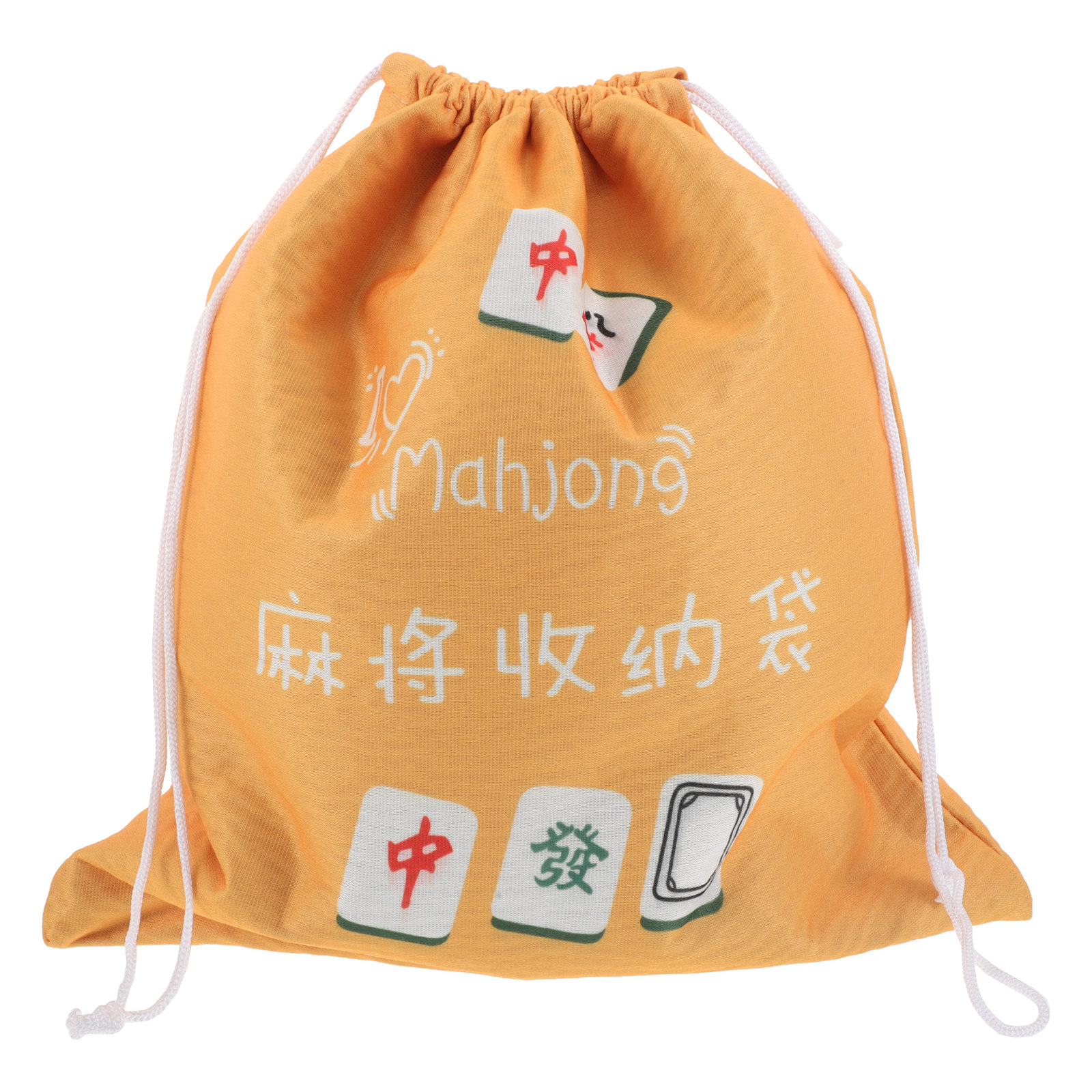 Tile Bag Drawstring - Большой тканевый мешок для хранения маджонга