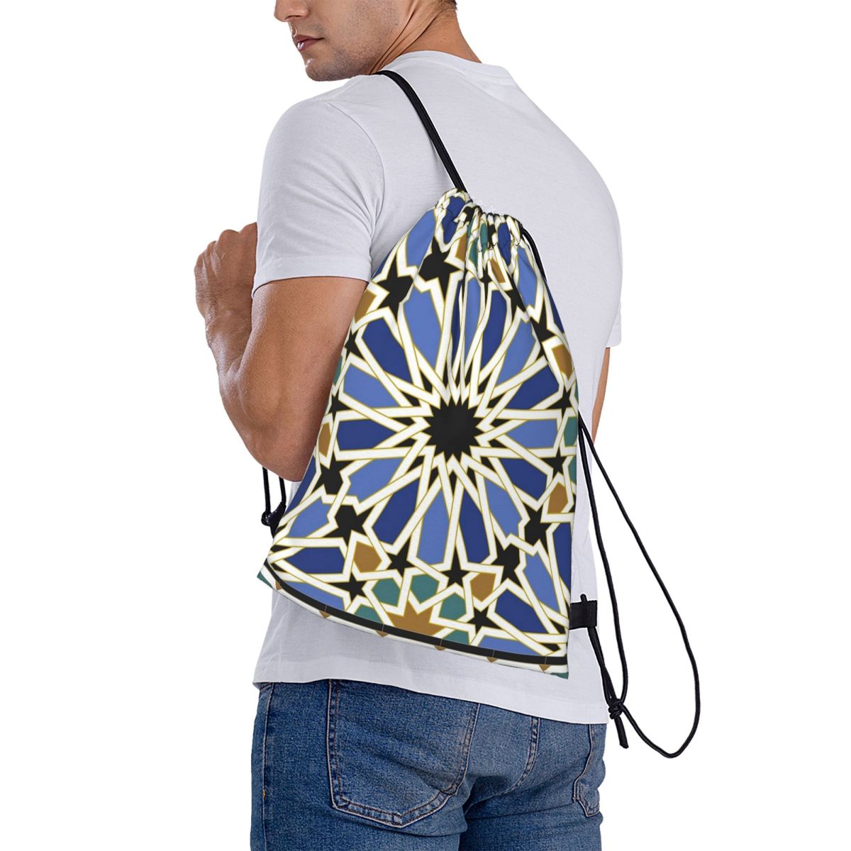 Рюкзаки-мешки Arabe Tile I: мн – обзор и цена Tile Bag Drawstring