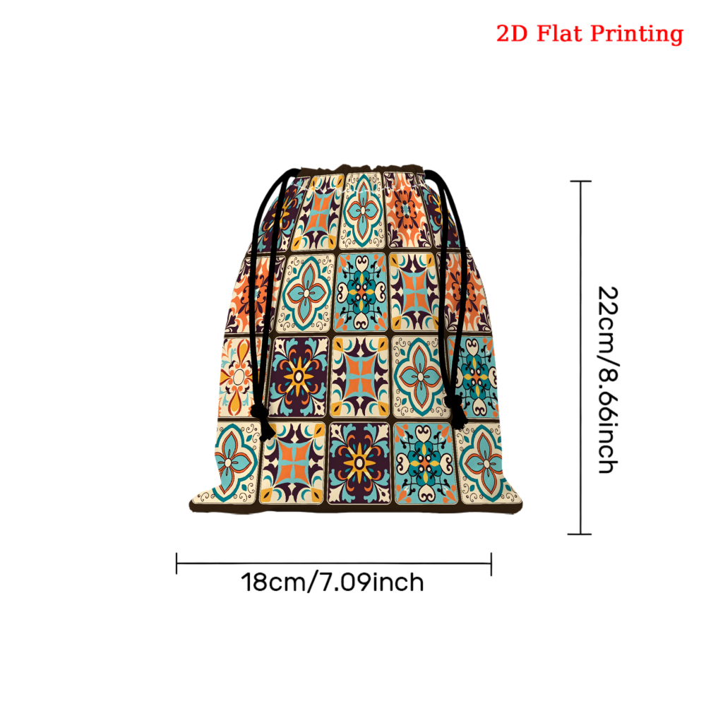 1 шт. винтажная сумка на шнурк – обзор и цена Tile Bag Drawstring