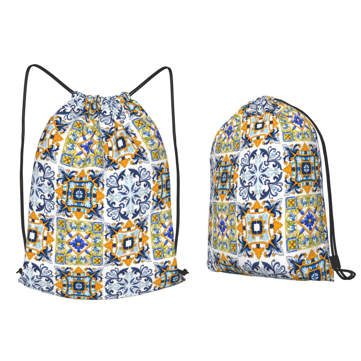 Копия сицилийской плитки, сред – обзор и цена Tile Bag Drawstring