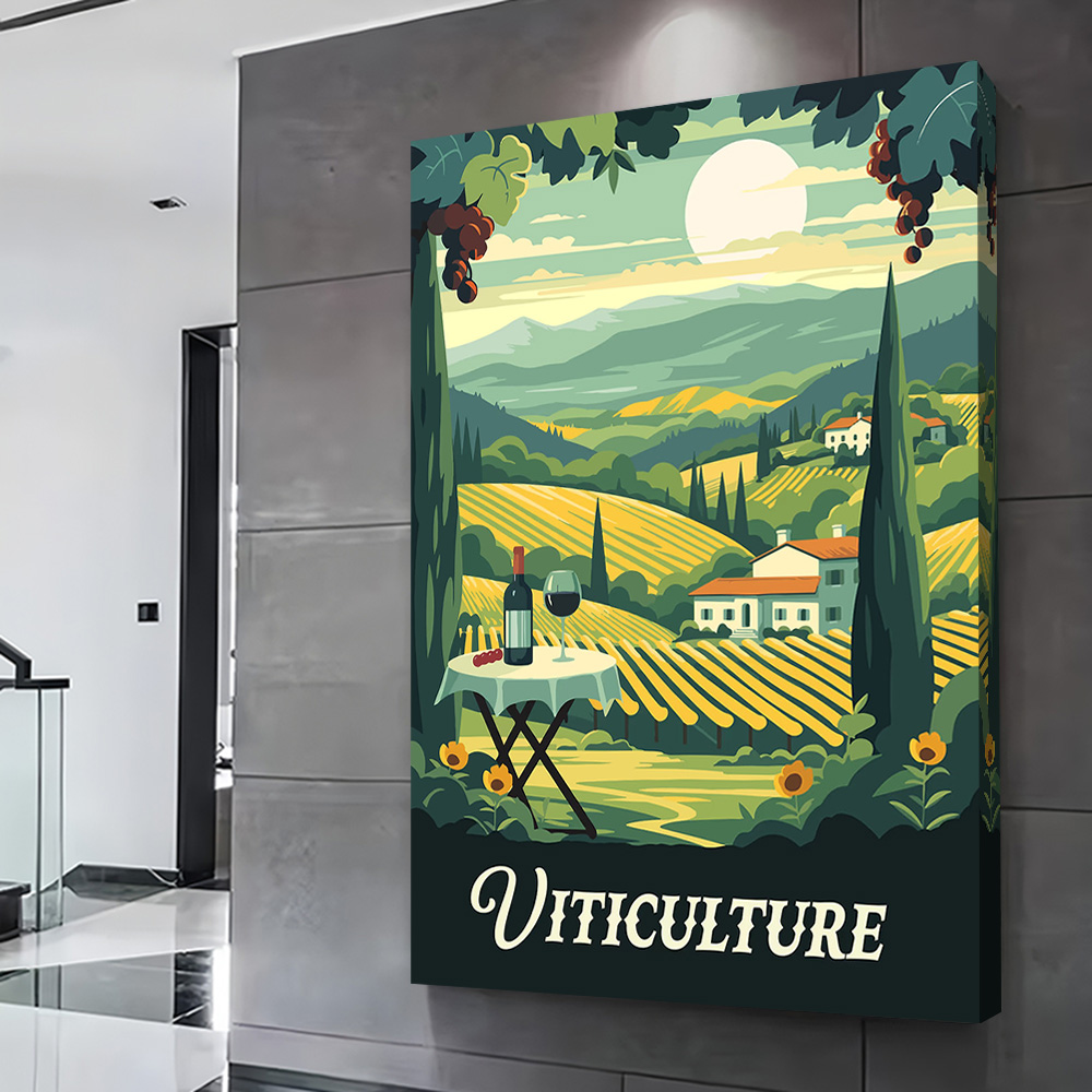 Постер с принтом по мотивам на – обзор и цена Board Game Viticulture