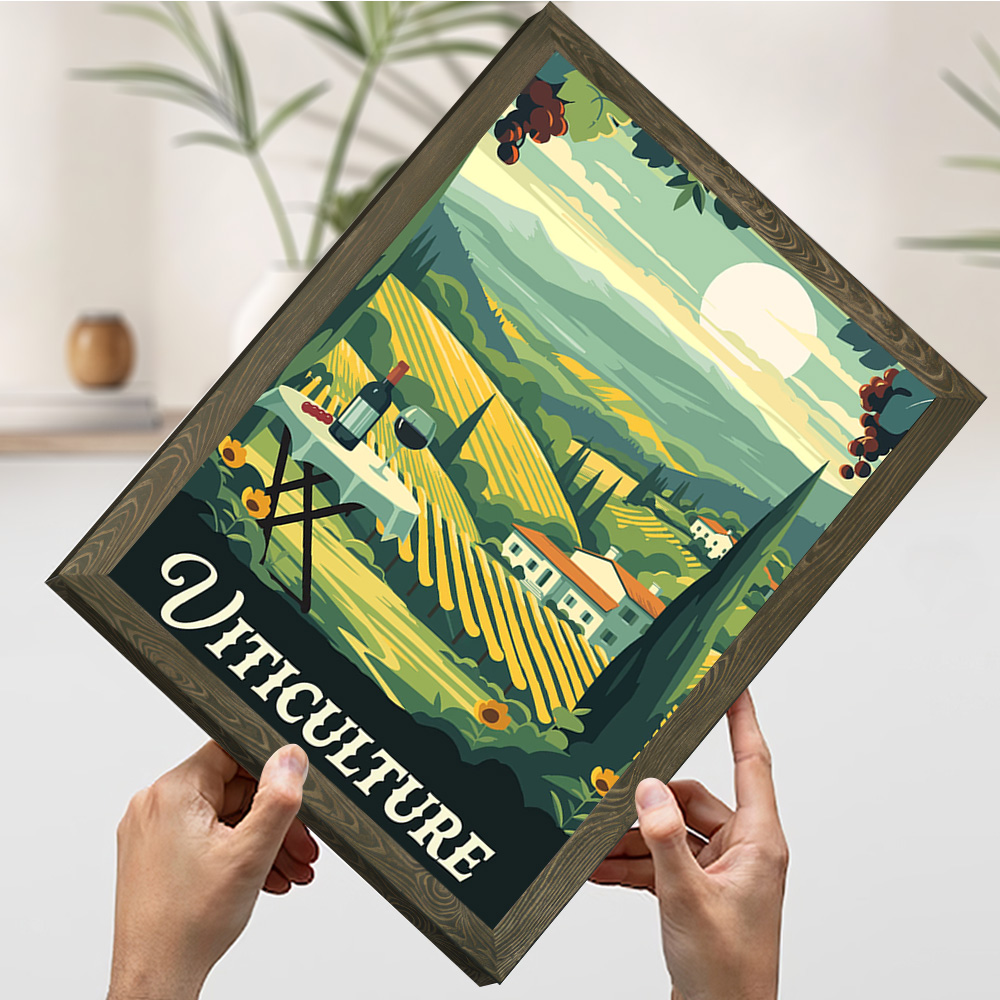 Постер с принтом по мотивам на – обзор и цена Board Game Viticulture